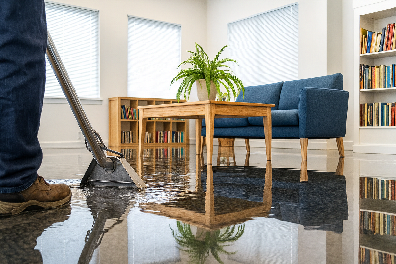 Water Damage Restoration — Professional Drying Equipment in Action